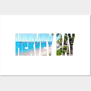 HERVEY BAY - Paradise QLD Australia Scarness Jetty Posters and Art